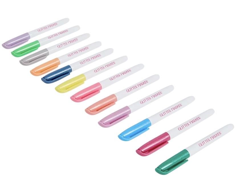 Маркери глітерні з блискітками 12 шт. (2638327522) - фото 2 Маркери глітерні з блискітками 12 шт. (2638327522) - фото 2