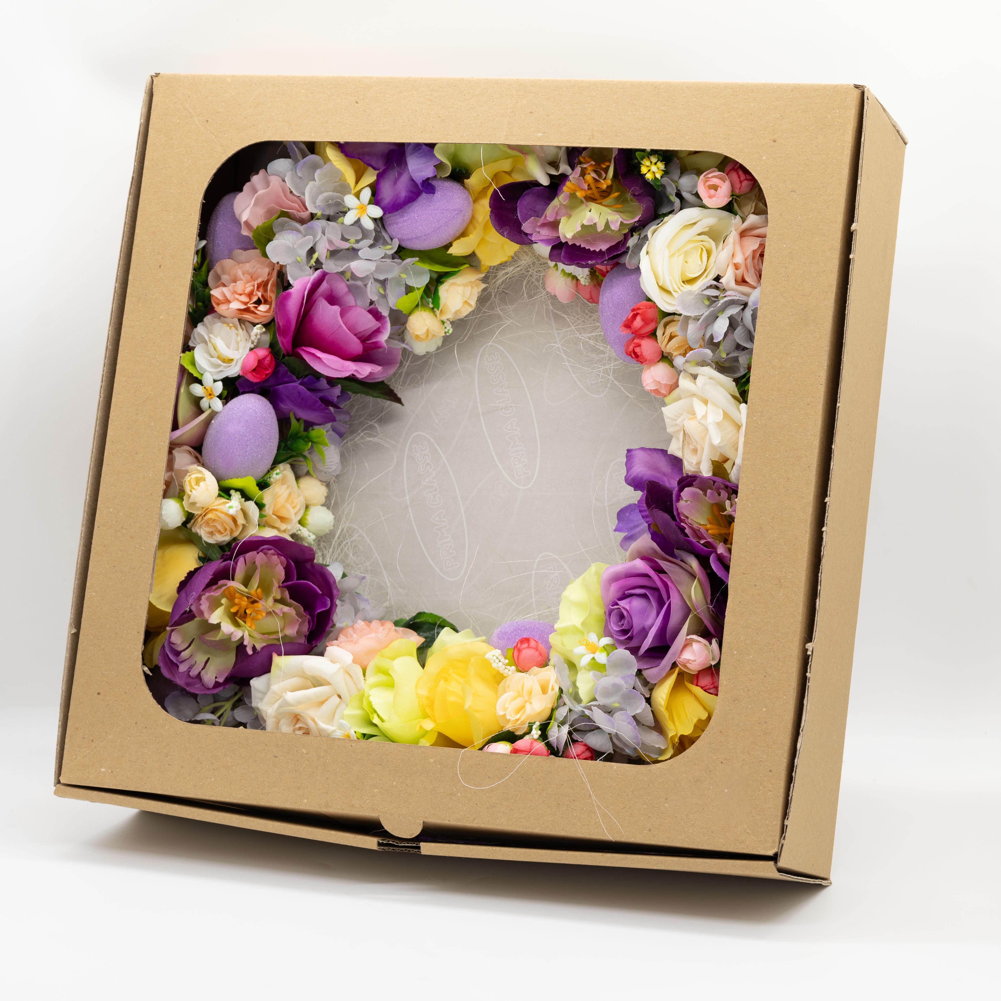 Пасхальный венок ДАЙС из искусственных цветов на натуральной основе 45 см (ВВ4501) - фото 2 Пасхальный венок ДАЙС из искусственных цветов на натуральной основе 45 см (ВВ4501) - фото 2