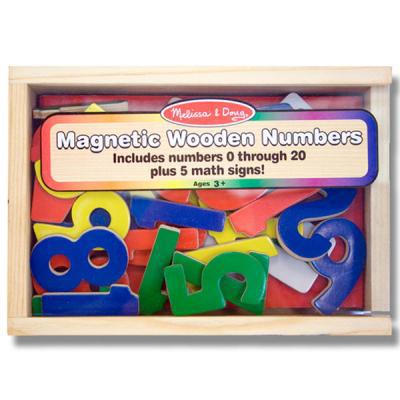 Развивающая игрушка Melissa&Doug магнитные деревянные цифры (MD449)