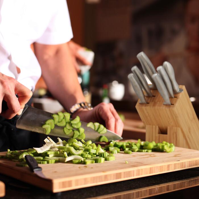 Держатель для ножей Relaxdays из дерева (1867313) - фото 3 Держатель для ножей Relaxdays из дерева (1867313) - фото 3