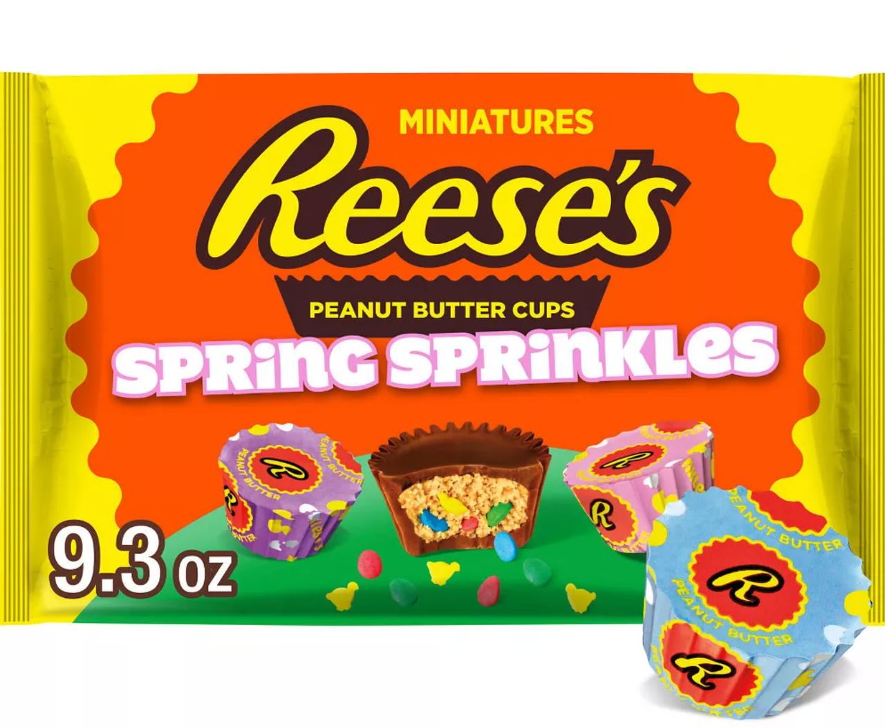 Конфеты шоколадные Reese's Peanut Butter Cups Miniatures with Spring Sprinkles 263 г (2575659670)