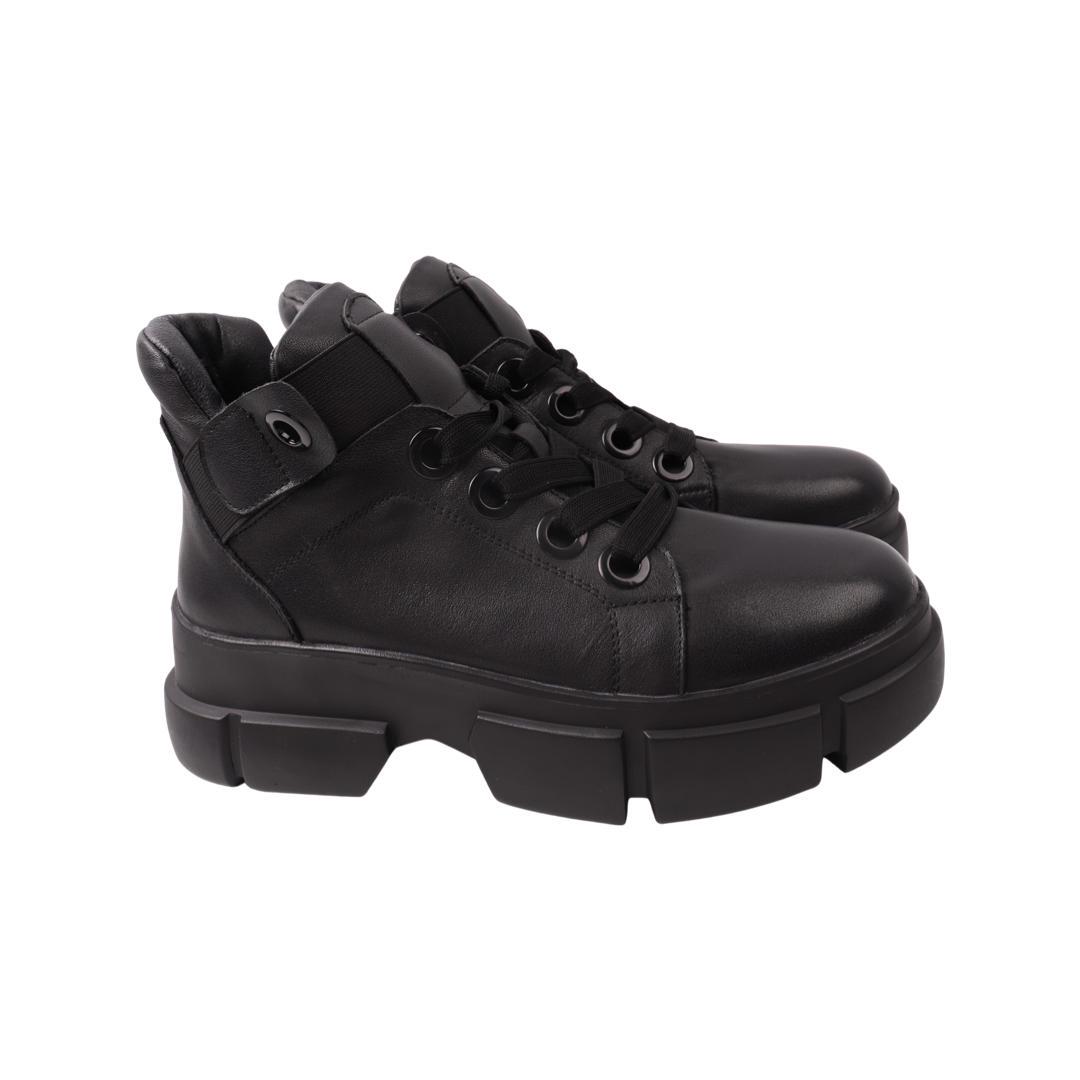 Ботинки женские Farinni из кожи р. 40 Черный (209-21DHS)