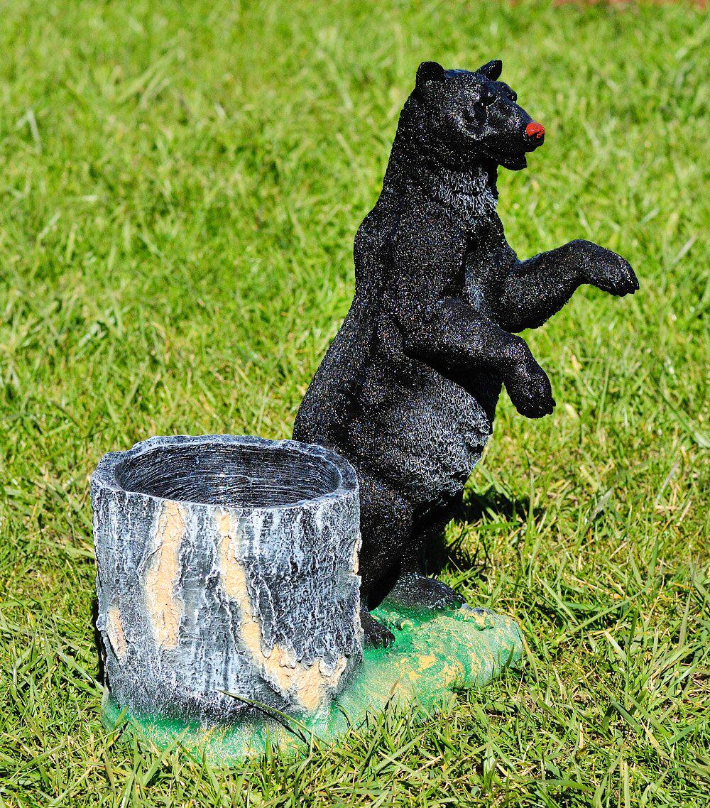 Подставка для цветов Медведь с пеньком 52 см (189) - фото 3 Подставка для цветов Медведь с пеньком 52 см (189) - фото 3