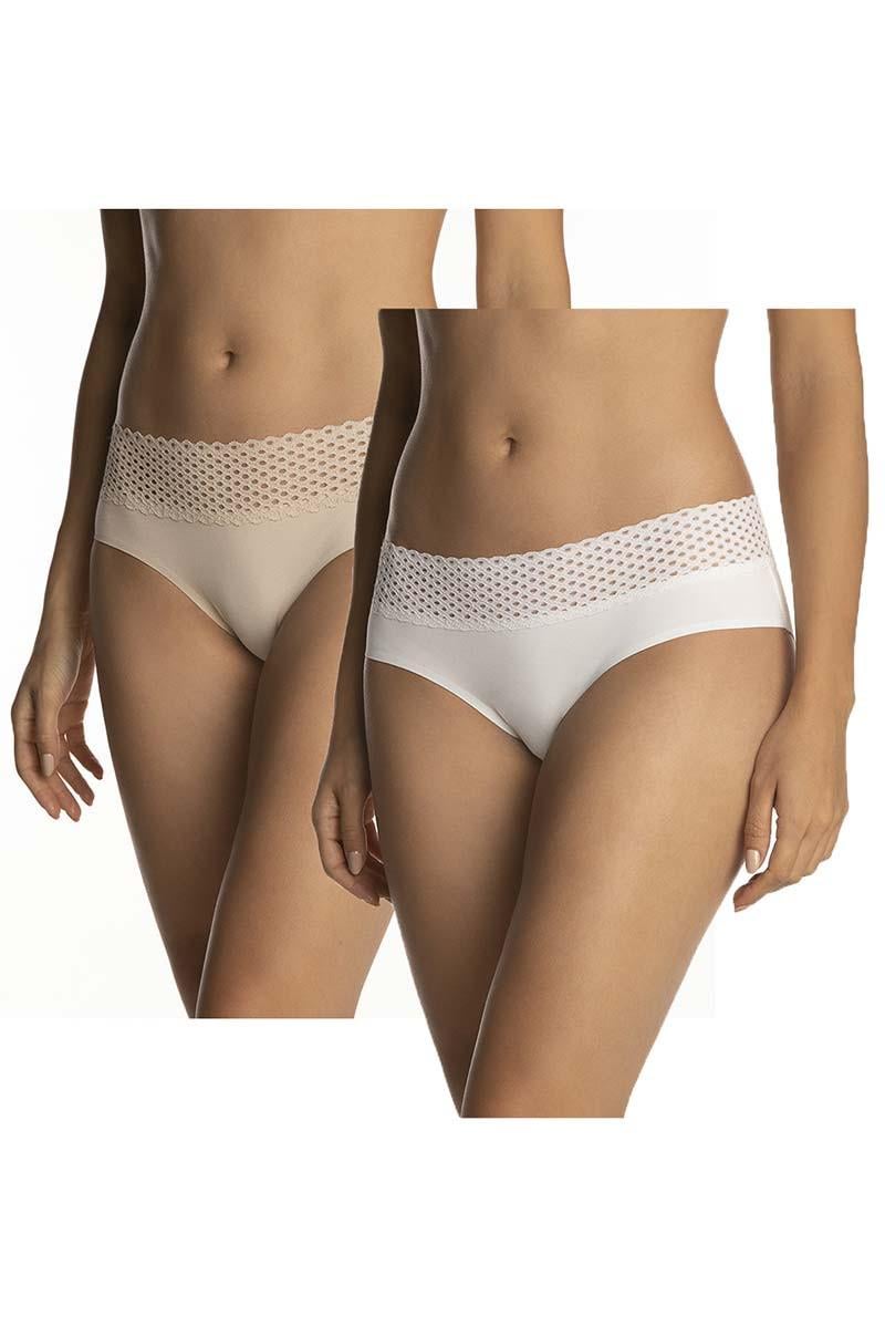 Трусики слип C832:D875Lama р. 2/S 2 шт. Бежевый/Шампань (67420)