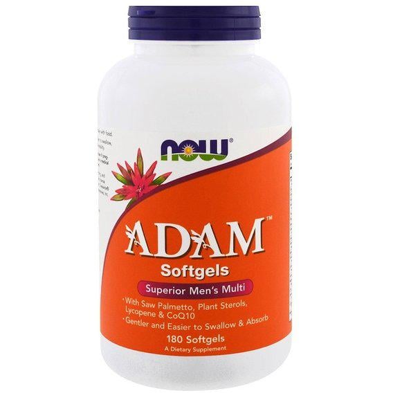 Вітамінно-мінеральний комплекс NOW Foods ADAM Superior Men's Multi 180 Softgels (NOW-03881)