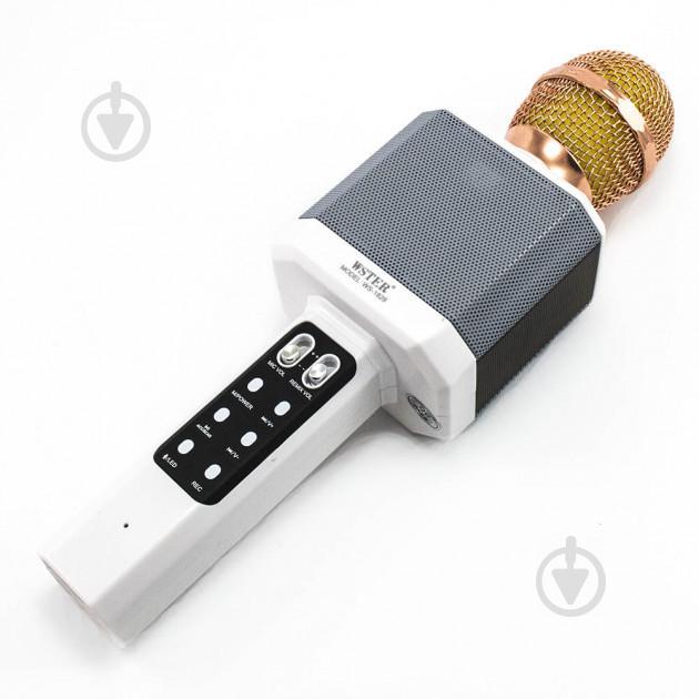 Микрофон-караоке беспроводной WSTER WS-1828 Белый (101113)