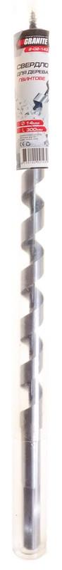 Свердло для дерева Granite спіральне 14х300 мм (2-02-143) - фото 2 Свердло для дерева Granite спіральне 14х300 мм (2-02-143) - фото 2