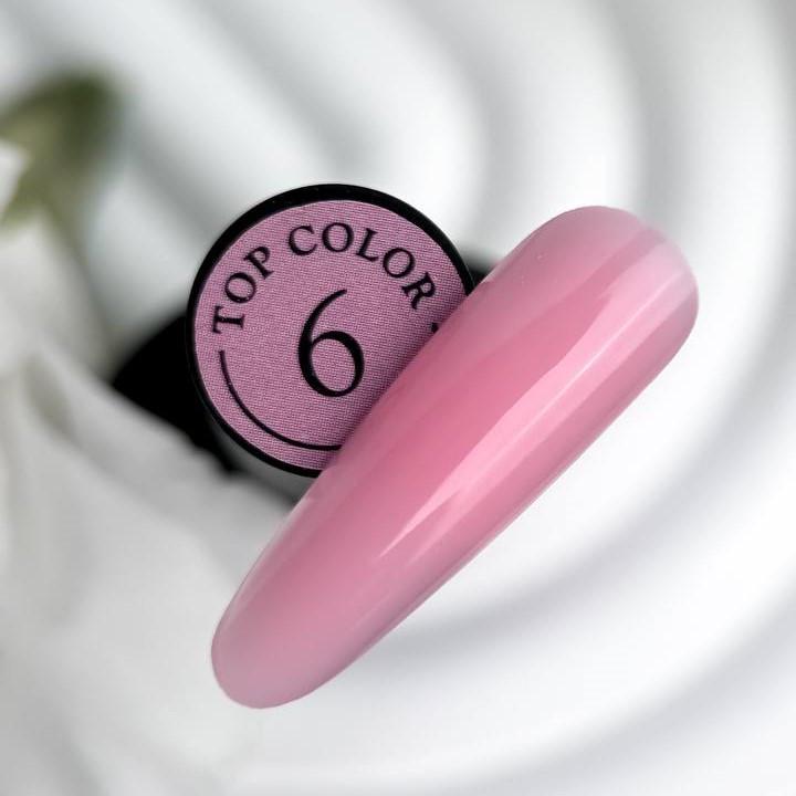 Топ камуфлирующий для гель-лака без липкого слоя Crooz Color Top № 06 8 мл Нюдовый