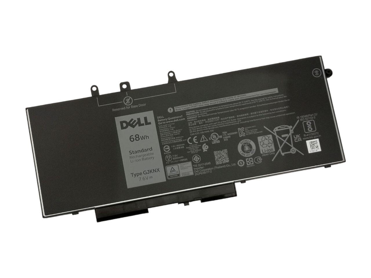 Аккумулятор для Dell Latitude 14 5491/5591/5280/5490/Precision 15 3520/3530/M3520/M3530 GJKNX 68Wh