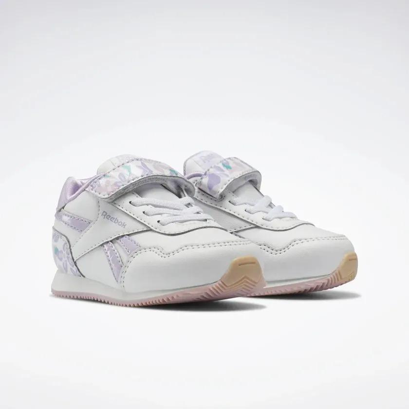 Кросівки Reebok Royal Classic Jogger 3 р. 7/23,5 15,5 см Cloud White/Purple Oasis/Pixel Pink (13714699) - фото 4