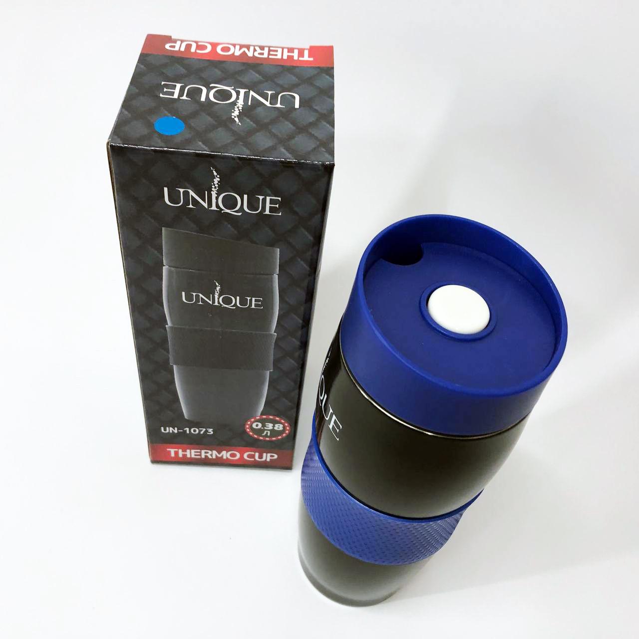 Термокружка Unique 0,38 л Синий (MX-10736N) - фото 2 Термокружка Unique 0,38 л Синий (MX-10736N) - фото 2