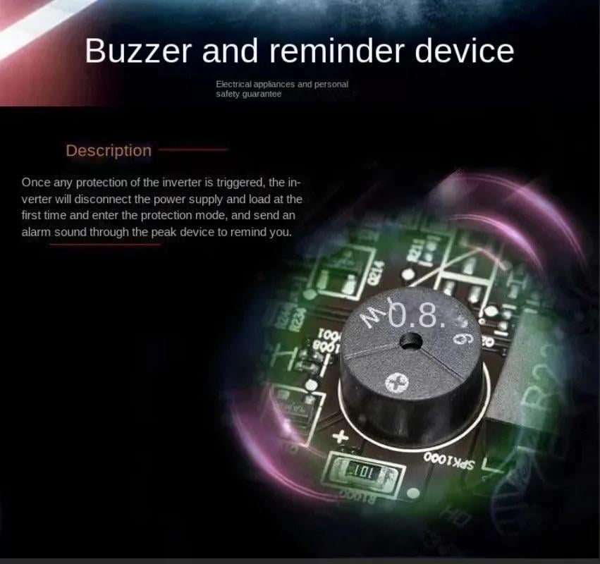 Автомобильный инвертор Houli чистый синус 5000/2500 Вт 12-220V (22613527) - фото 6 Автомобильный инвертор Houli чистый синус 5000/2500 Вт 12-220V (22613527) - фото 6