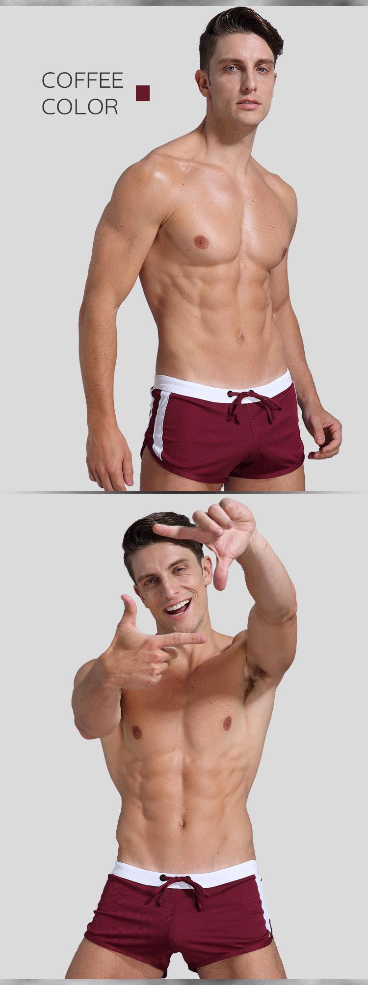 Шорты мужские WANGJAING для плавания и тренировок M 72-80 см Бордовый - фото 10 Шорты мужские WANGJAING для плавания и тренировок M 72-80 см Бордовый - фото 10