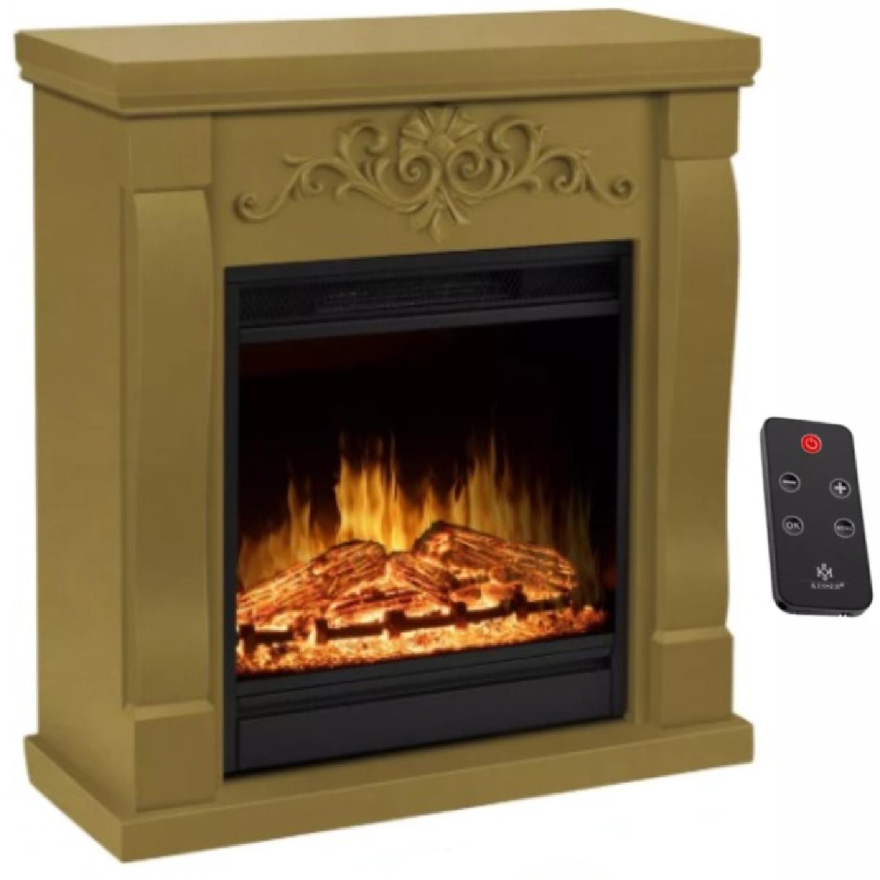 Електрокамін KESSER Німеччина 67,5x60x22,5 см Золотистий (24386794)