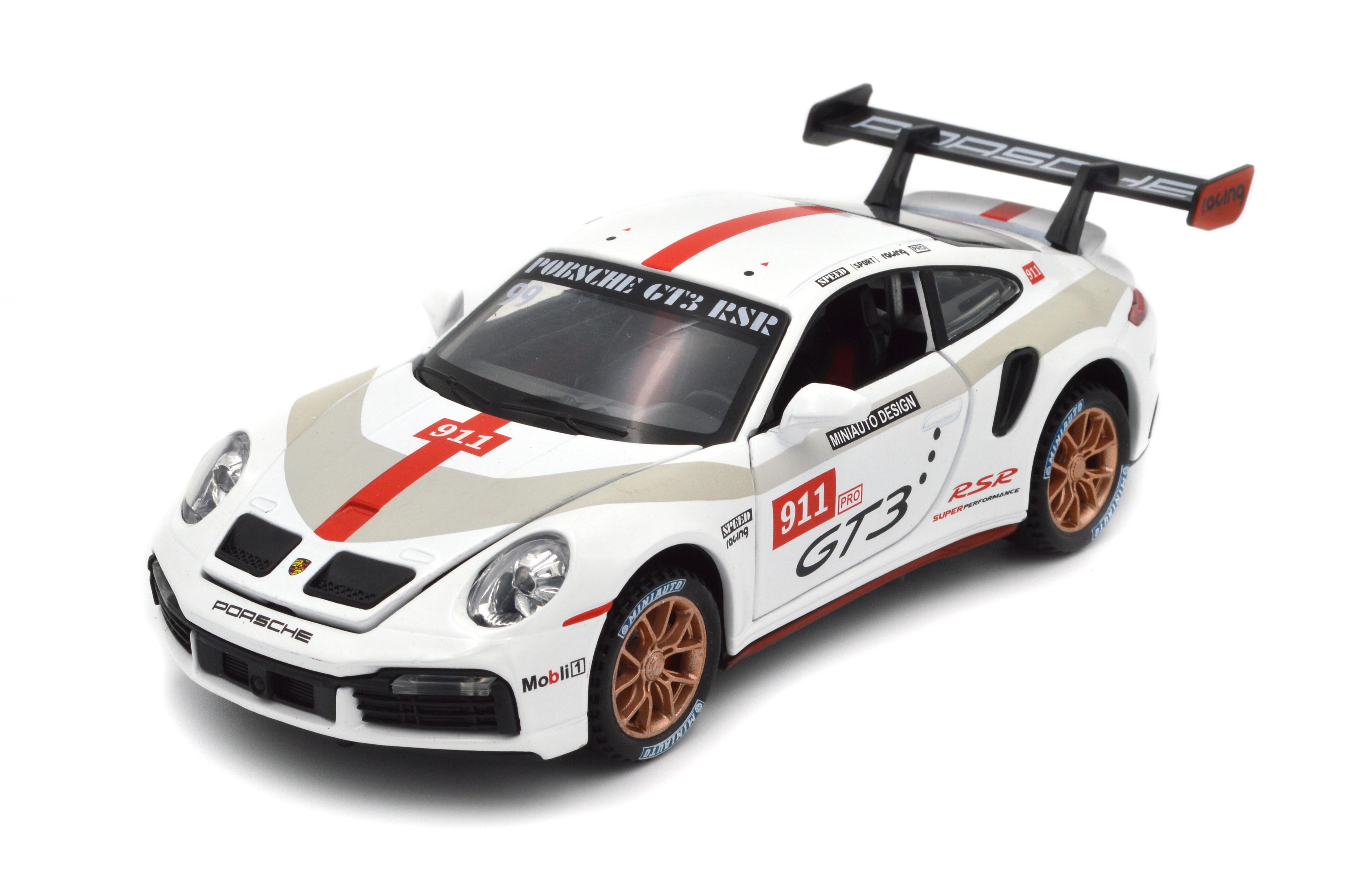 Модель металлическая Porsche 911 GT3 RSR инерция/свет/звук 1:32 (01121)
