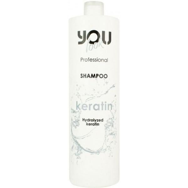 Шампунь You Look Professional Keratin Shampoo с кератином для восстановления волос 1 л