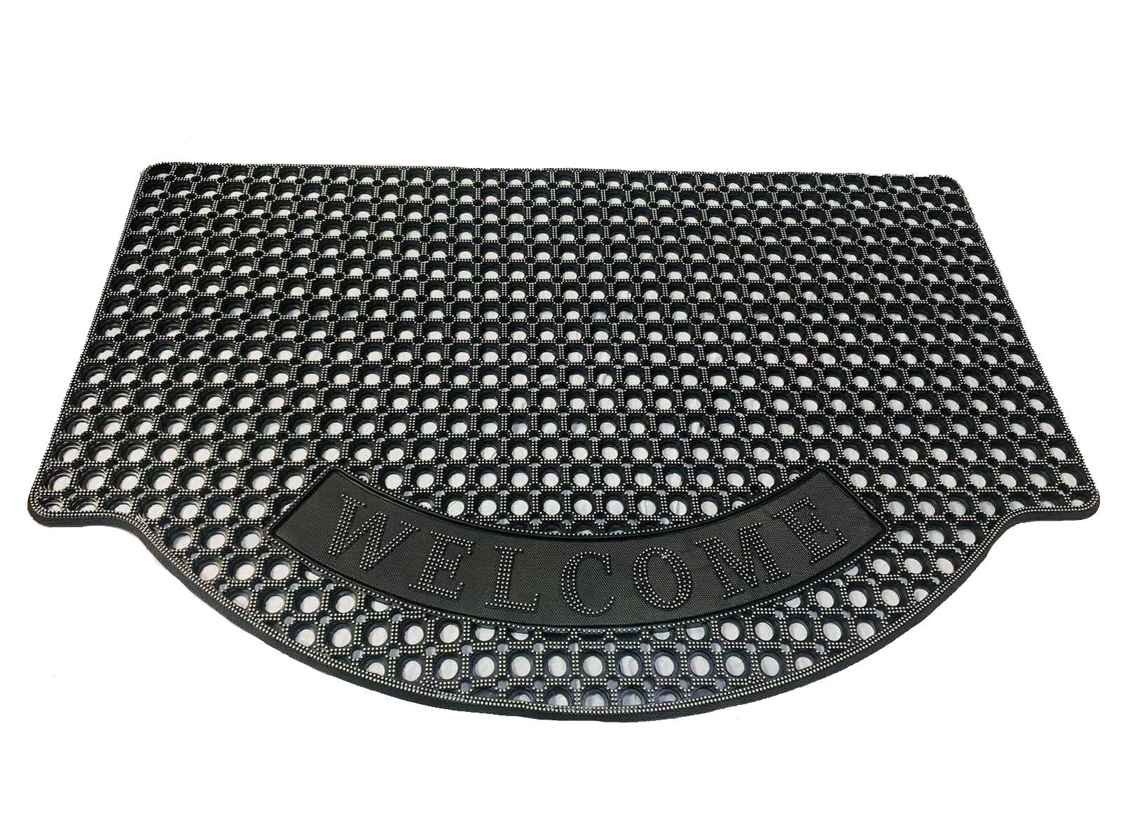 Коврик резиновый Welcome 80x120 см Серый (21622835)