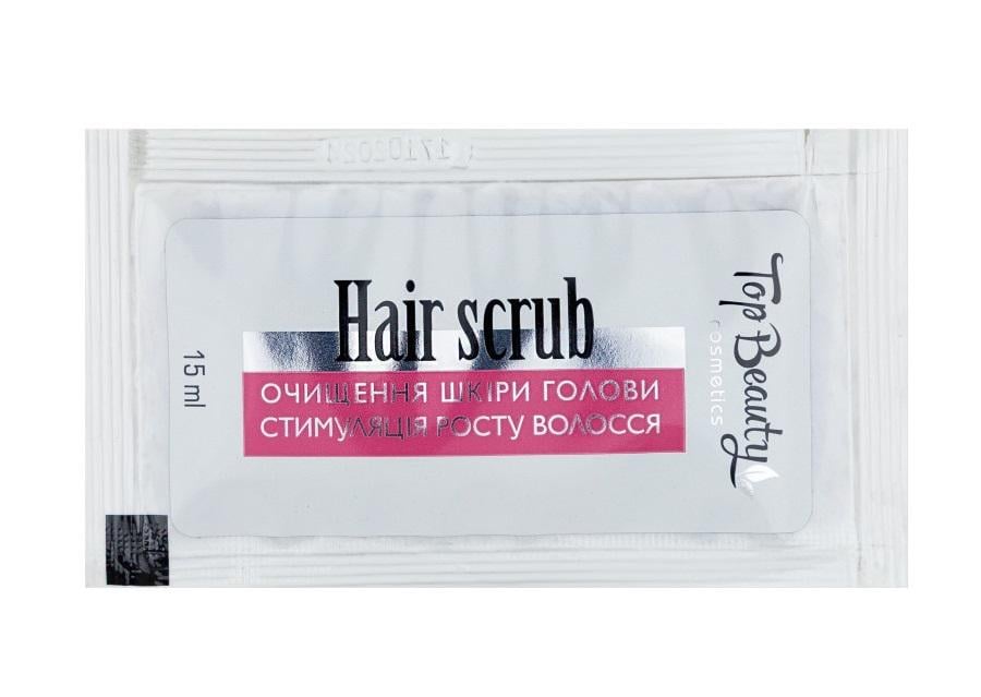 Скраб для кожи головы Top Beauty Hair scrub абрикосовый 15 мл Скраб для кожи головы Top Beauty Hair scrub абрикосовый 15 мл