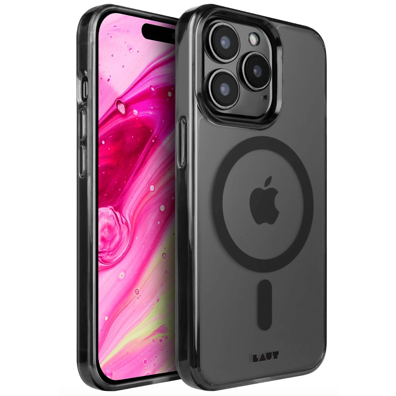 Чехол накладка LAUT CRYSTAL MATTER X with MagSafe for iPhone 14 Pro, Crystal Black (L_IP22B_CMX_UB)