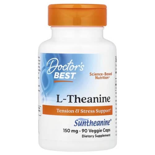 Теанин Doctor's Best L-Theanine with Suntheanine 150 мг 90 капс. (DRB-00197)