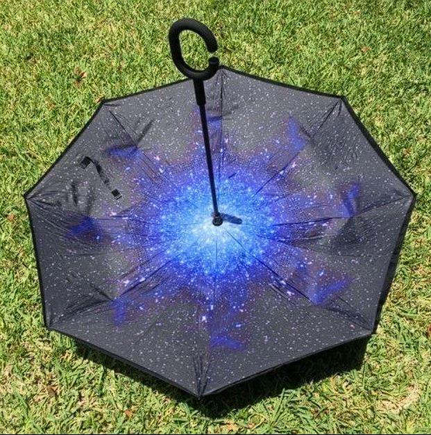 Зонтик обратного сложения Galaxy 8 спиц купол 120 см (30243) - фото 6 Зонтик обратного сложения Galaxy 8 спиц купол 120 см (30243) - фото 6