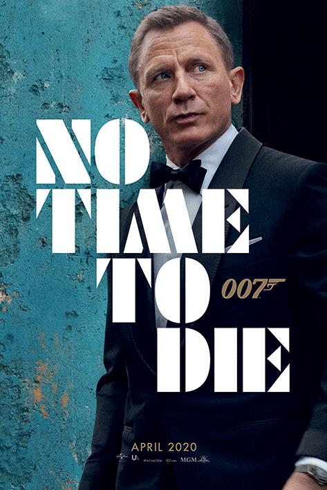 Постер плакат Джеймс Бонд Не Время Умирать/James Bond No Time To Die April Teaser 61x91,5 см