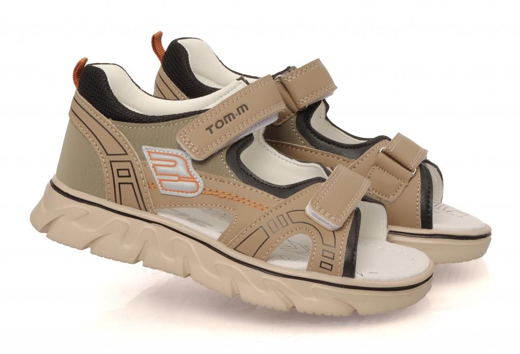 Cандали для мальчиков 11524 р. 30 Бежево-коричневый