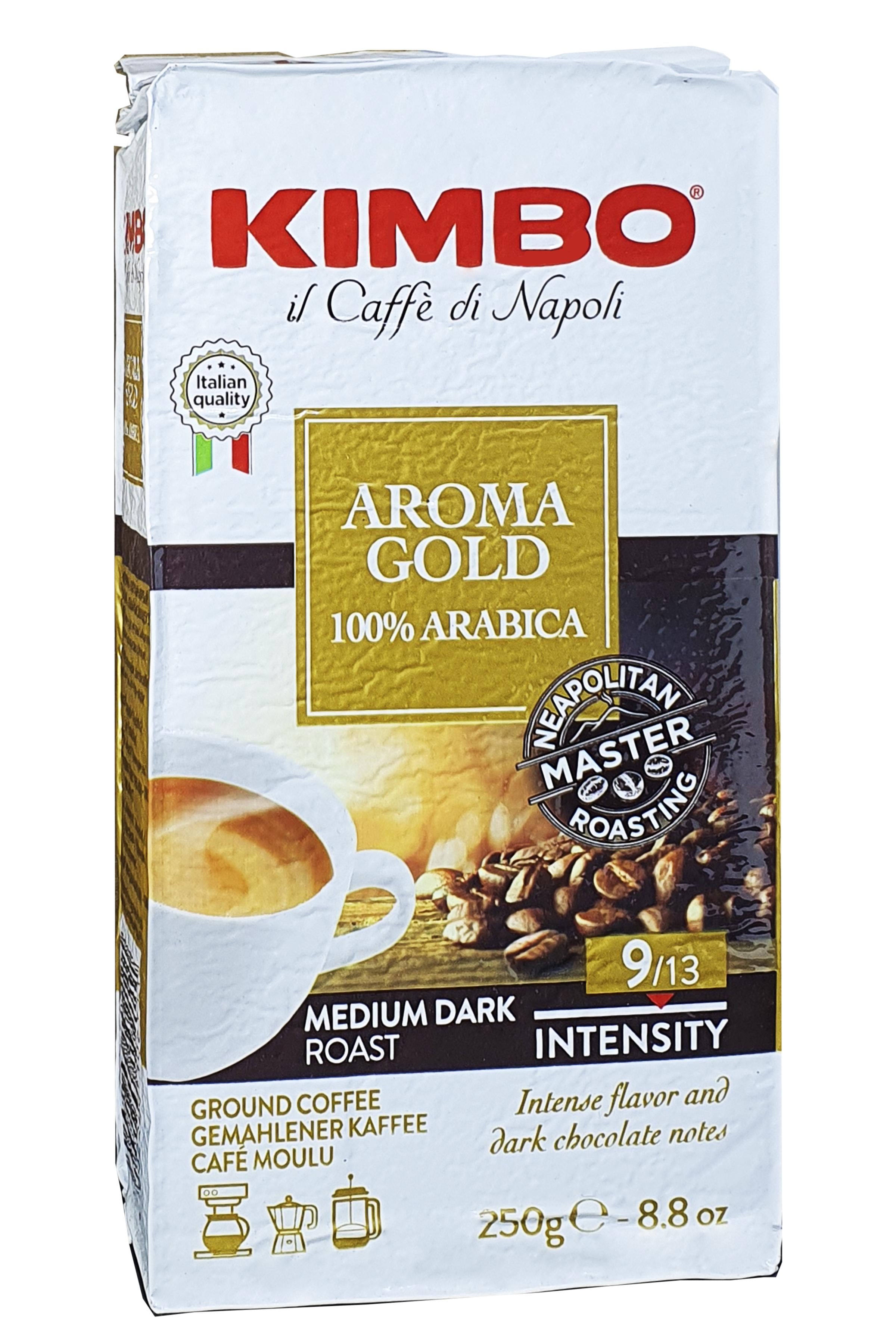 Кофе Kimbo Aroma GOLD мелена 250 г (54919)