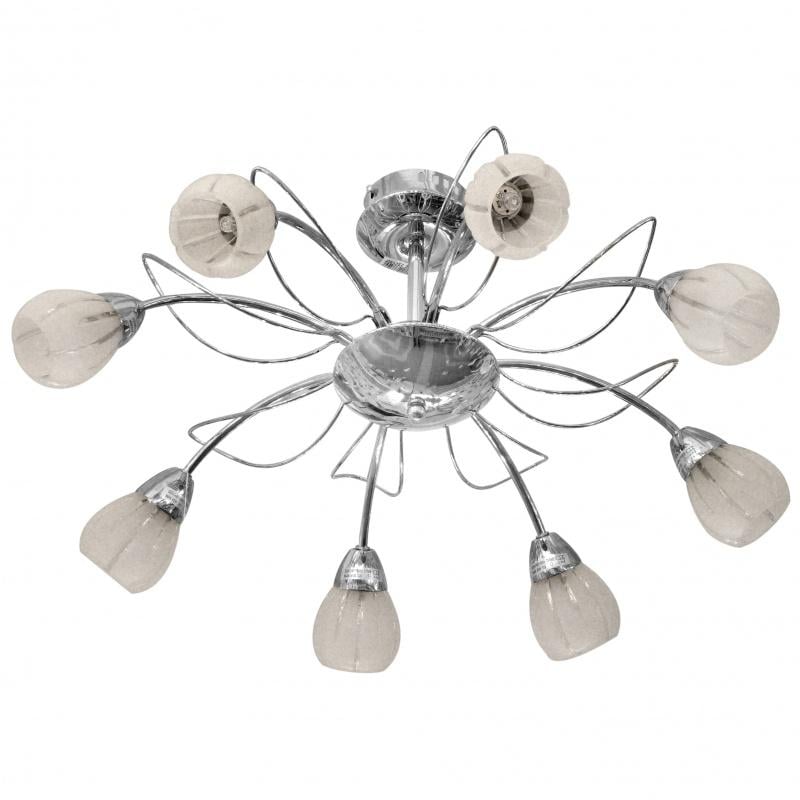 Люстра потолочная галогенная Brille BR-366S/8 CHR для натяжного потолка