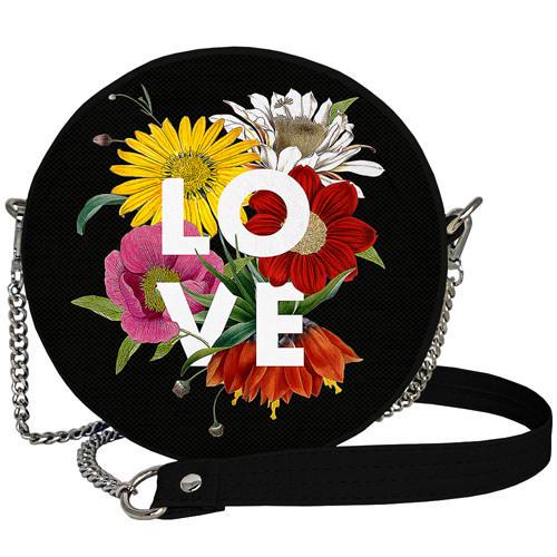 Сумка круглая Presentville Tablet Love (RS 19A032 BL)