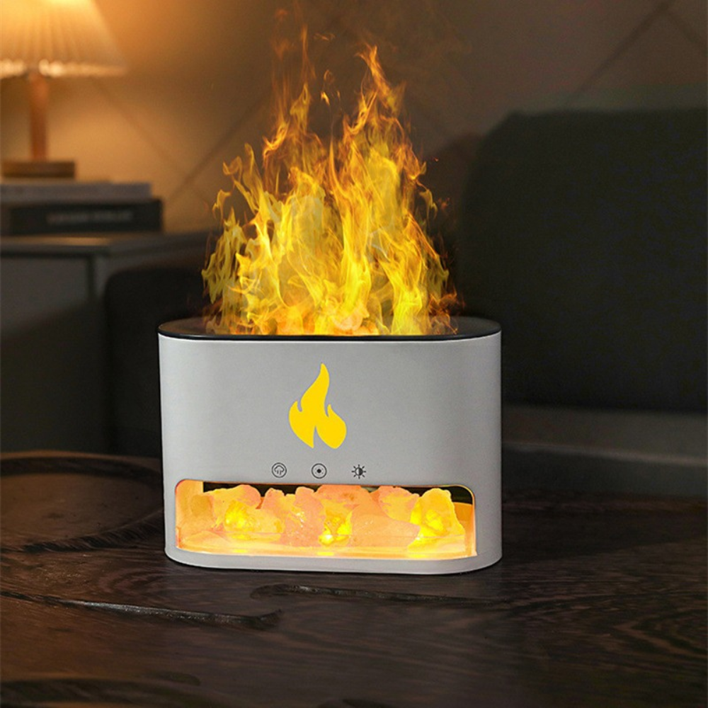 Ночник-увлажнитель воздуха Камин LED 3в1 Белый (9034/2) - фото 10 Ночник-увлажнитель воздуха Камин LED 3в1 Белый (9034/2) - фото 10