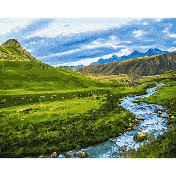 Картина по номерам Brushme GX30094 Альпийский луг 40x50 см (1377091165)