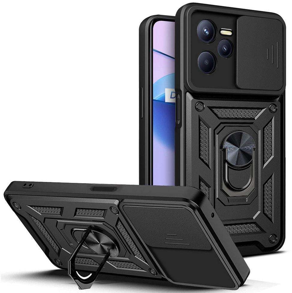 Чехол с защитой камеры 3DGuard Realme C35 Black (32468-2B)