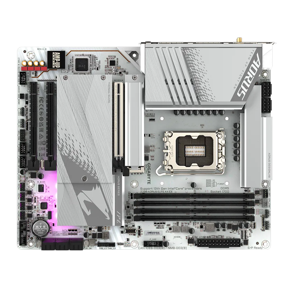 Материнська плата Gigabyte Z790 AORUS ELITE AX ICE - фото 4