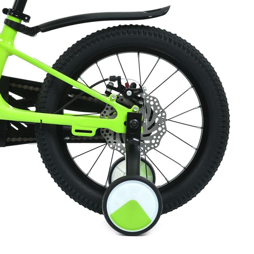 Дитячий велосипед PROF1 Flash 16" магнієвий з кошиком Зелений - фото 6 Дитячий велосипед PROF1 Flash 16" магнієвий з кошиком Зелений - фото 6