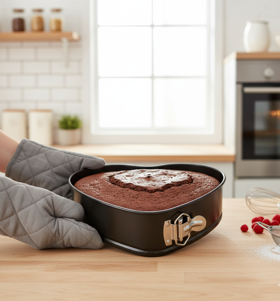 Форма для випікання Розсувна Серцез вуглецевої сталі 22х25х7.5 см (30361187) - фото 2 Форма для випікання Розсувна Серцез вуглецевої сталі 22х25х7.5 см (30361187) - фото 2