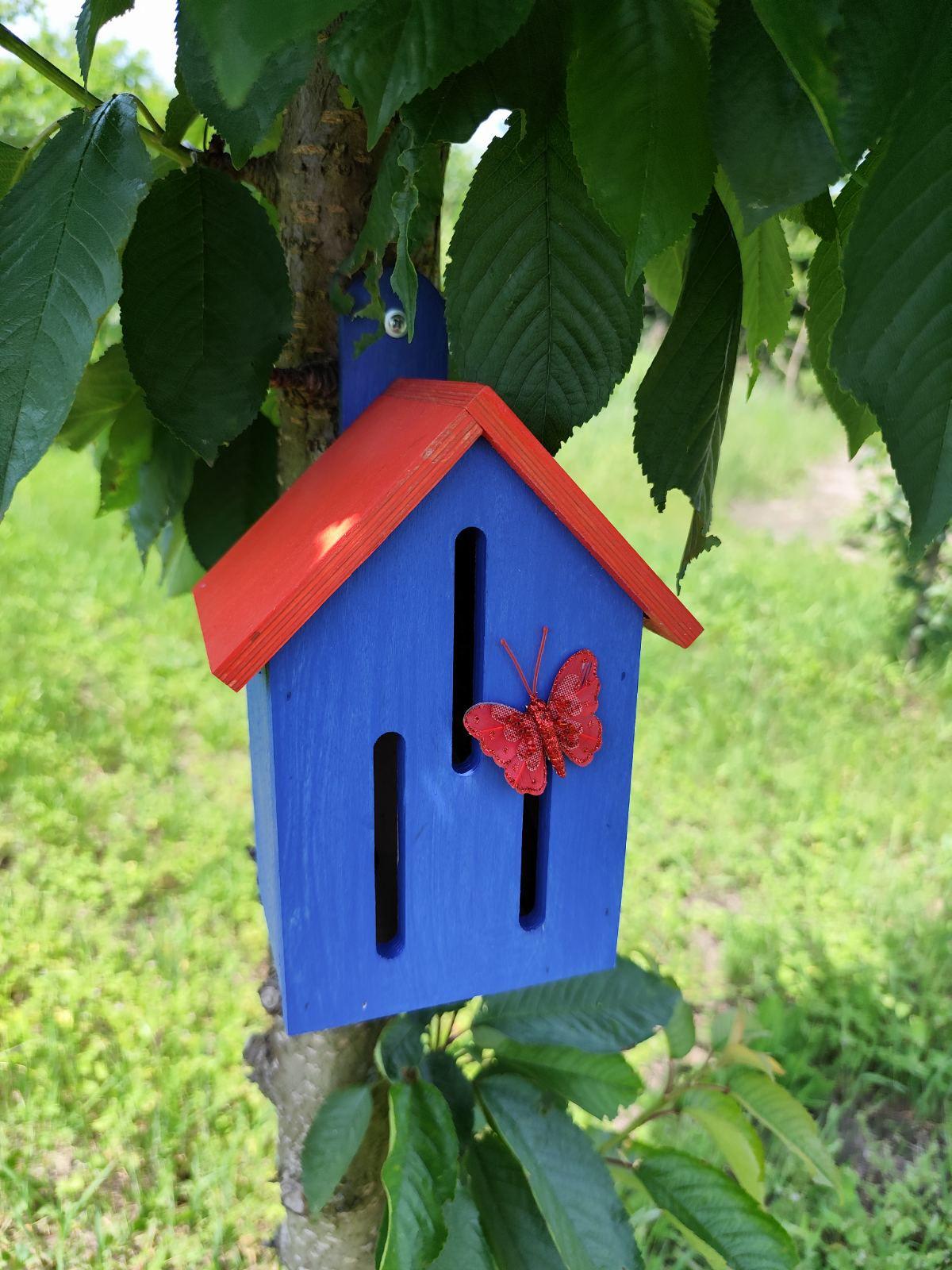 Домик для бабочек Цейлонская Роза Синий (0002227) - фото 5 Домик для бабочек Цейлонская Роза Синий (0002227) - фото 5