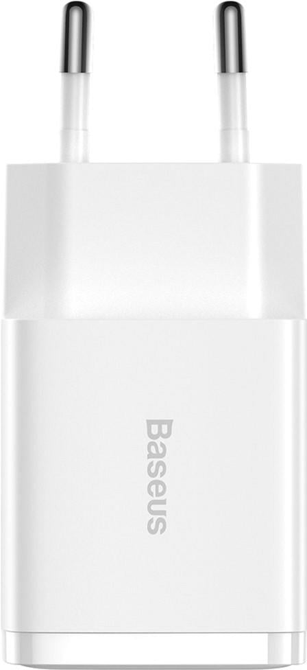 Зарядное устройство для Baseus Compact Charger 2USB 10.5W White (CCXJ010202) - фото 6 Зарядное устройство для Baseus Compact Charger 2USB 10.5W White (CCXJ010202) - фото 6