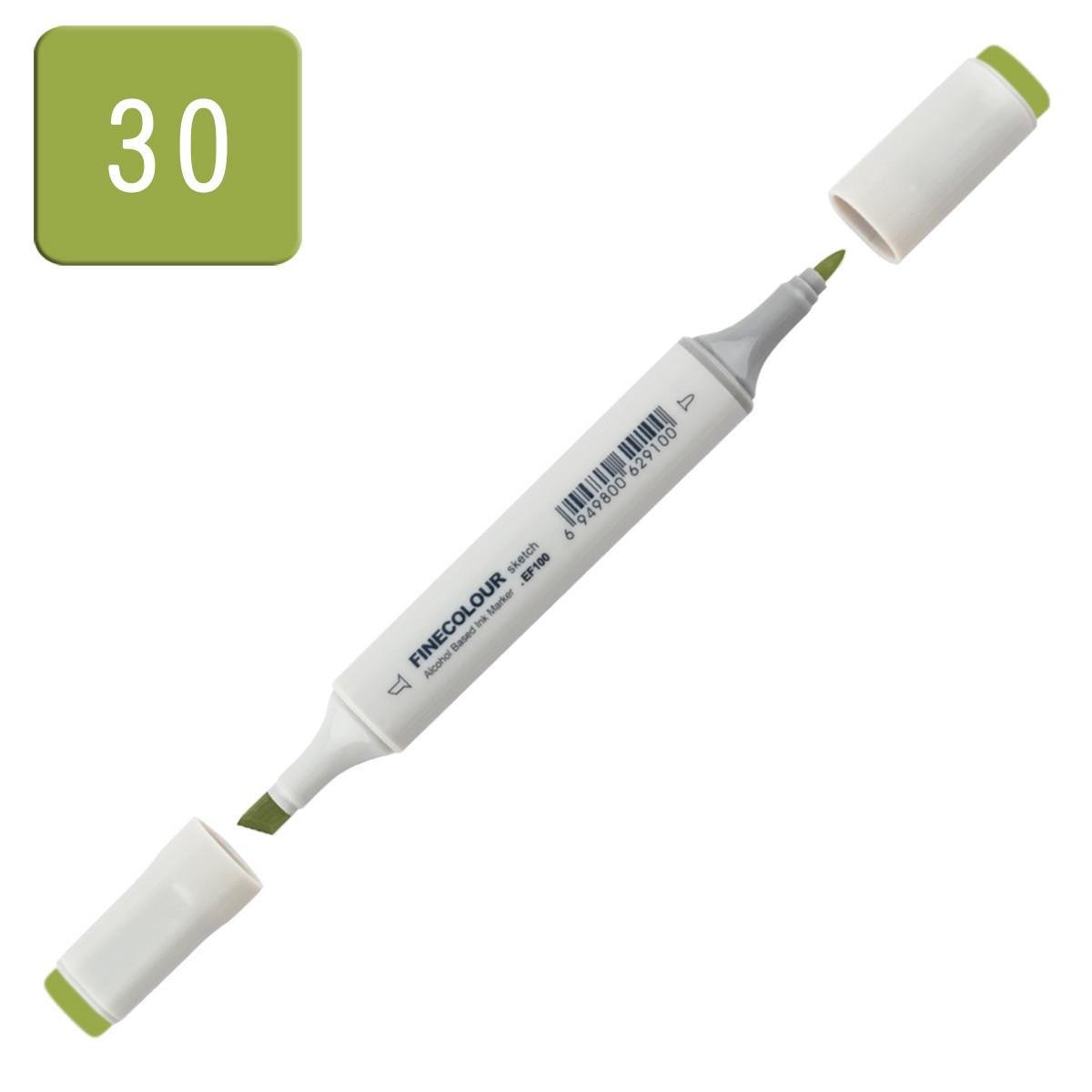 Маркер спиртовой Finecolour Sketchmarker 030 YG30 Оливковый (EF100-30)