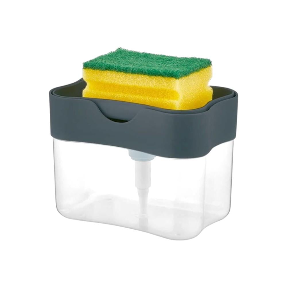 Дозатор для моющего средства с губкой Porsima ORG-98 Дозатор для моющего средства с губкой Porsima ORG-98