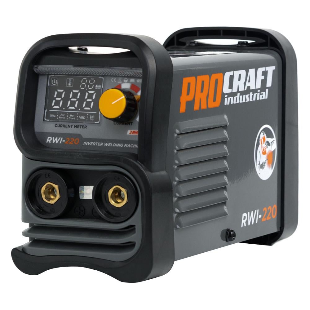 Аппарат инверторный сварочный Procraft Industrial RWI220 MMA/TIG 120А электрод 3,2 мм VRD Hot Start