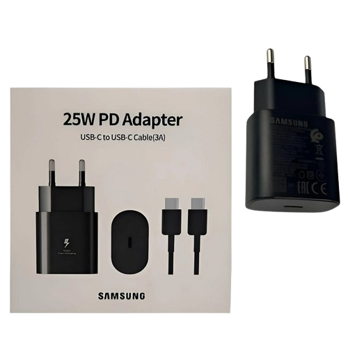 Зарядное устройство 25W 2в1 Type-C/Type-C 3A