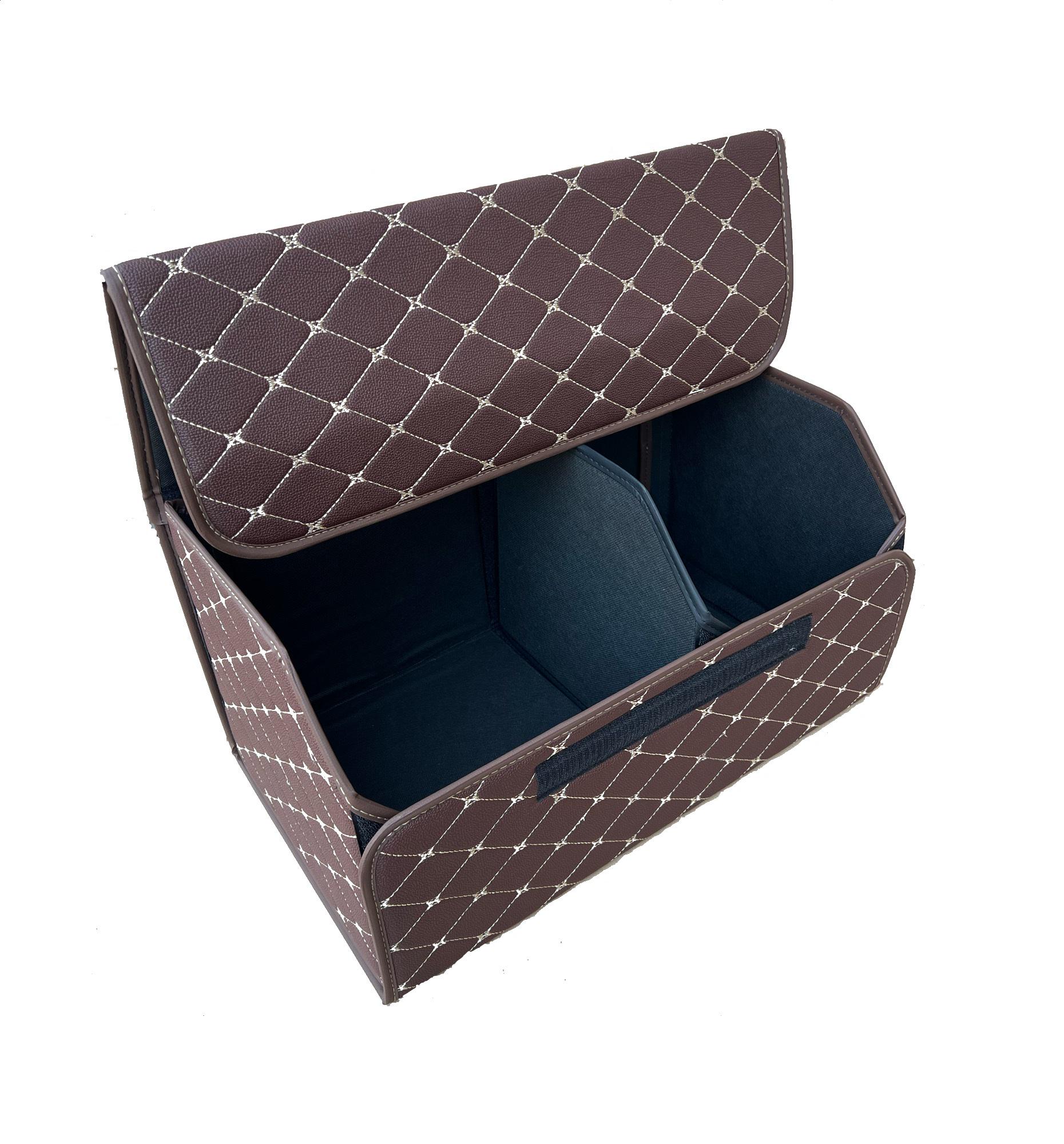 Органайзер у багажник машини 54х32х30 см Коричневий - фото 2