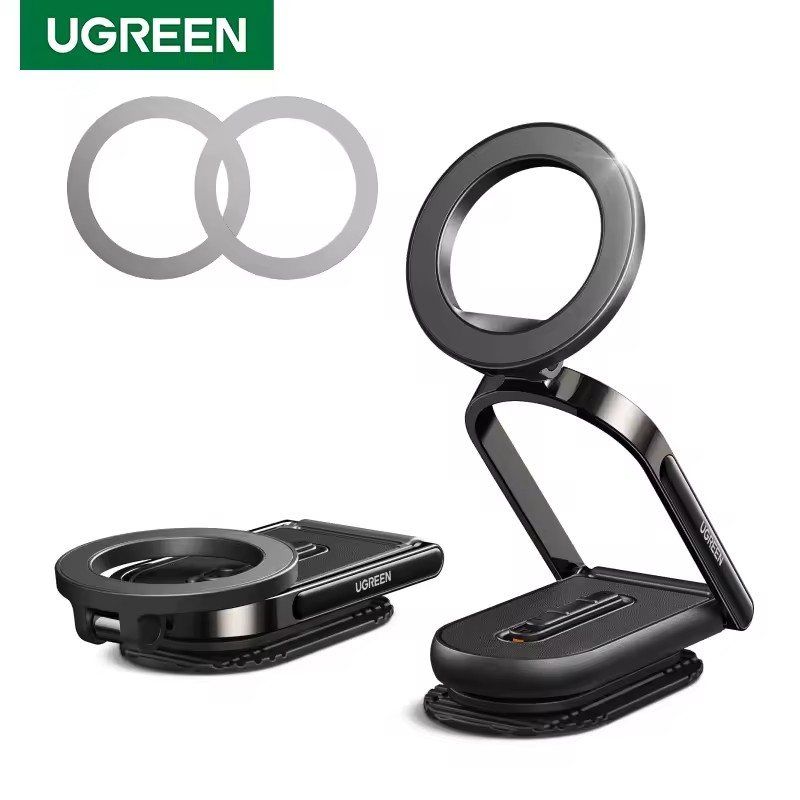 Держатель магнитный для телефона в машину UGREEN LP924 Magsafe Black (LP924) - фото 2