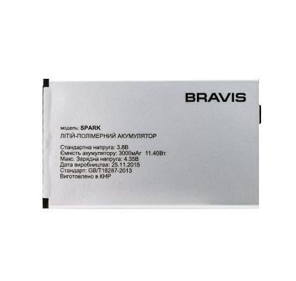 Аккумулятор для телефона Bravis SPARK 3000 mAh (10795001)