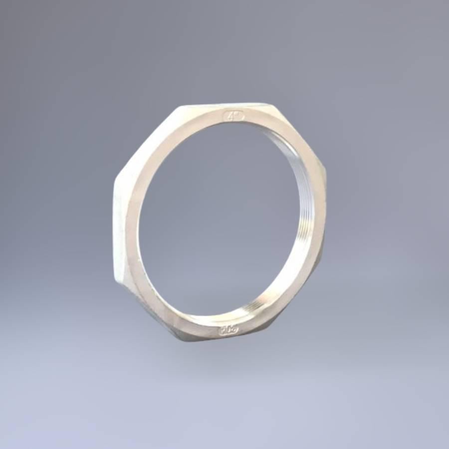 Контргайка нержавіюча різьбова Ду100 4" восьмигранна н/ж сталь AISI304 DIN 431 BSPP Class 150 - фото 11 Контргайка нержавіюча різьбова Ду100 4" восьмигранна н/ж сталь AISI304 DIN 431 BSPP Class 150 - фото 11