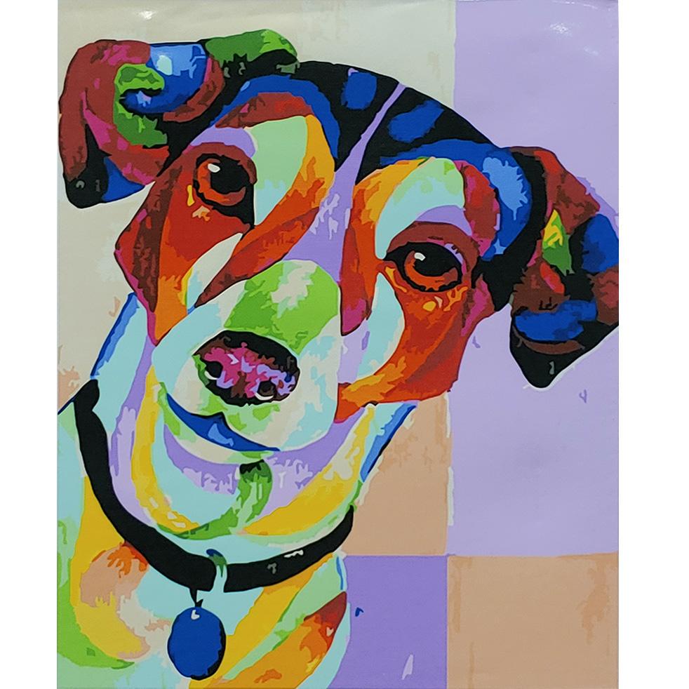 Картина по номерам Strateg Премиум Поп-арт Патрон 40x50 см (SY6850)