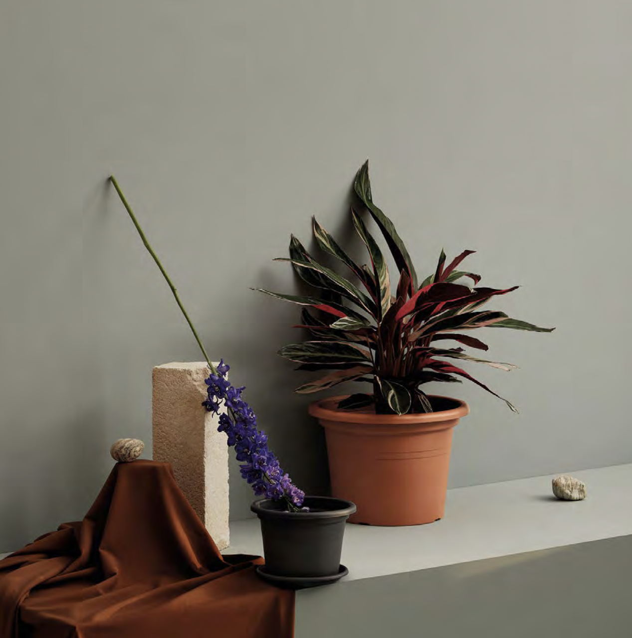 Вазон пластиковий Teraplast BASIC ROUND 50 см Теракотовий (A-014737) - фото 2