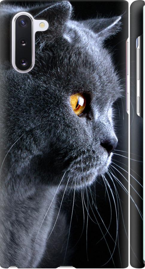 Чехол на Samsung Galaxy Note 10 Красивый кот (3038m-1718-42517)