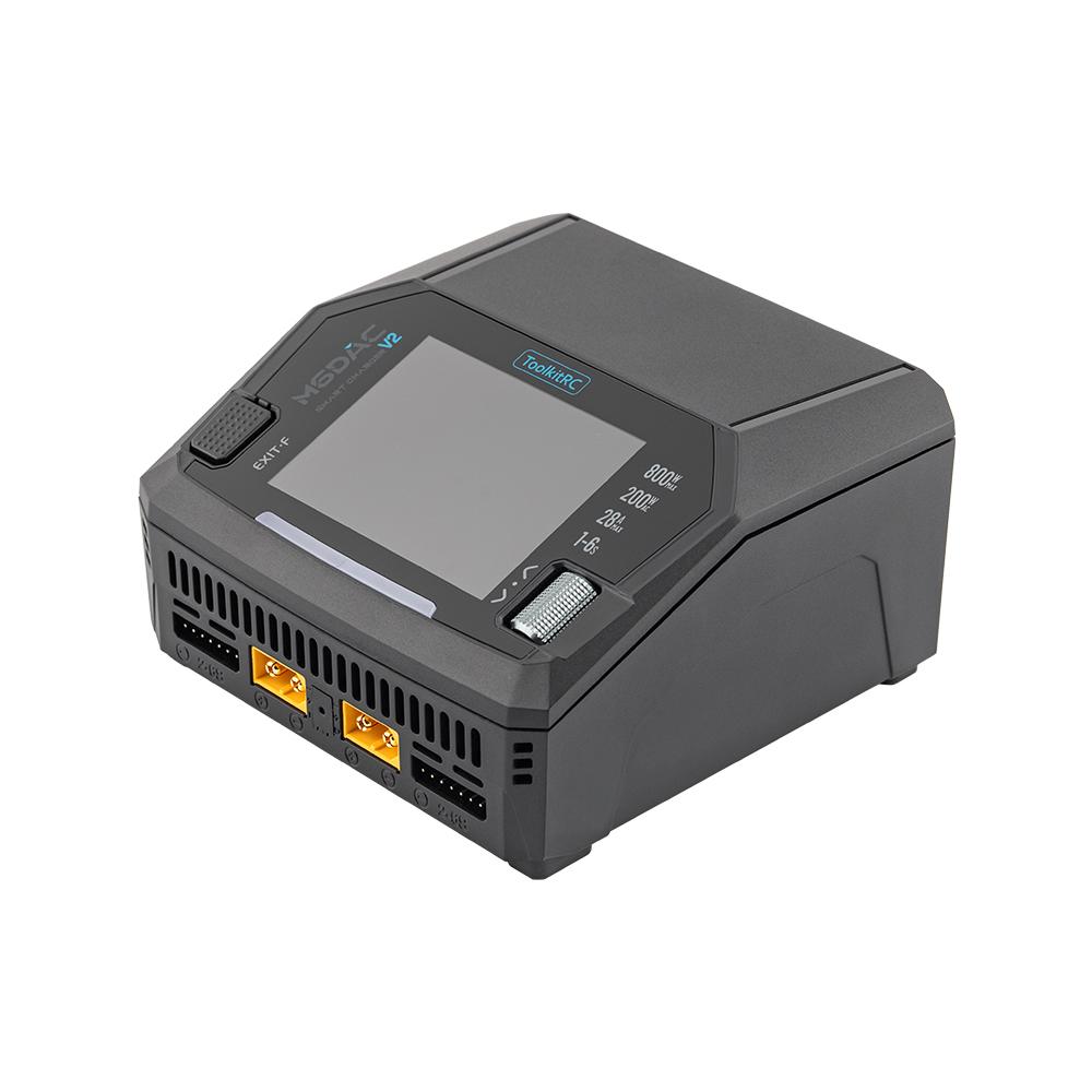 Зарядное устройство ToolkitRC M6DAC V2 Dual 400W 16A 1-6S со встроенным блоком питания (99959) - фото 3 Зарядное устройство ToolkitRC M6DAC V2 Dual 400W 16A 1-6S со встроенным блоком питания (99959) - фото 3
